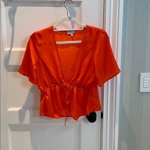 Tobi orange blouse